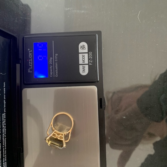 30 k citrine 14k gold ring - Picture 7 of 8